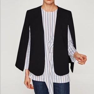 Zara Cape Blazer Jacket Size XS